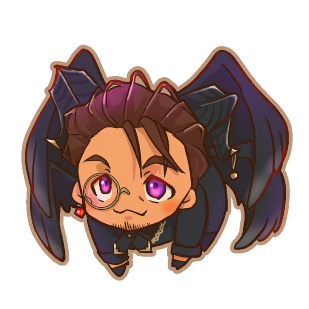 【非公式】アクリルキーホルダー(夢魔ベルさん)