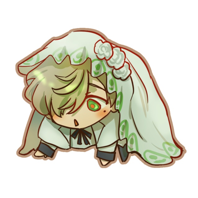 【非公式】アクリルキーホルダー(影教授)