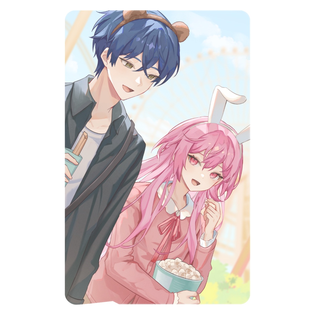 殺屋と首輪 グッズ⑩ カードステッカー