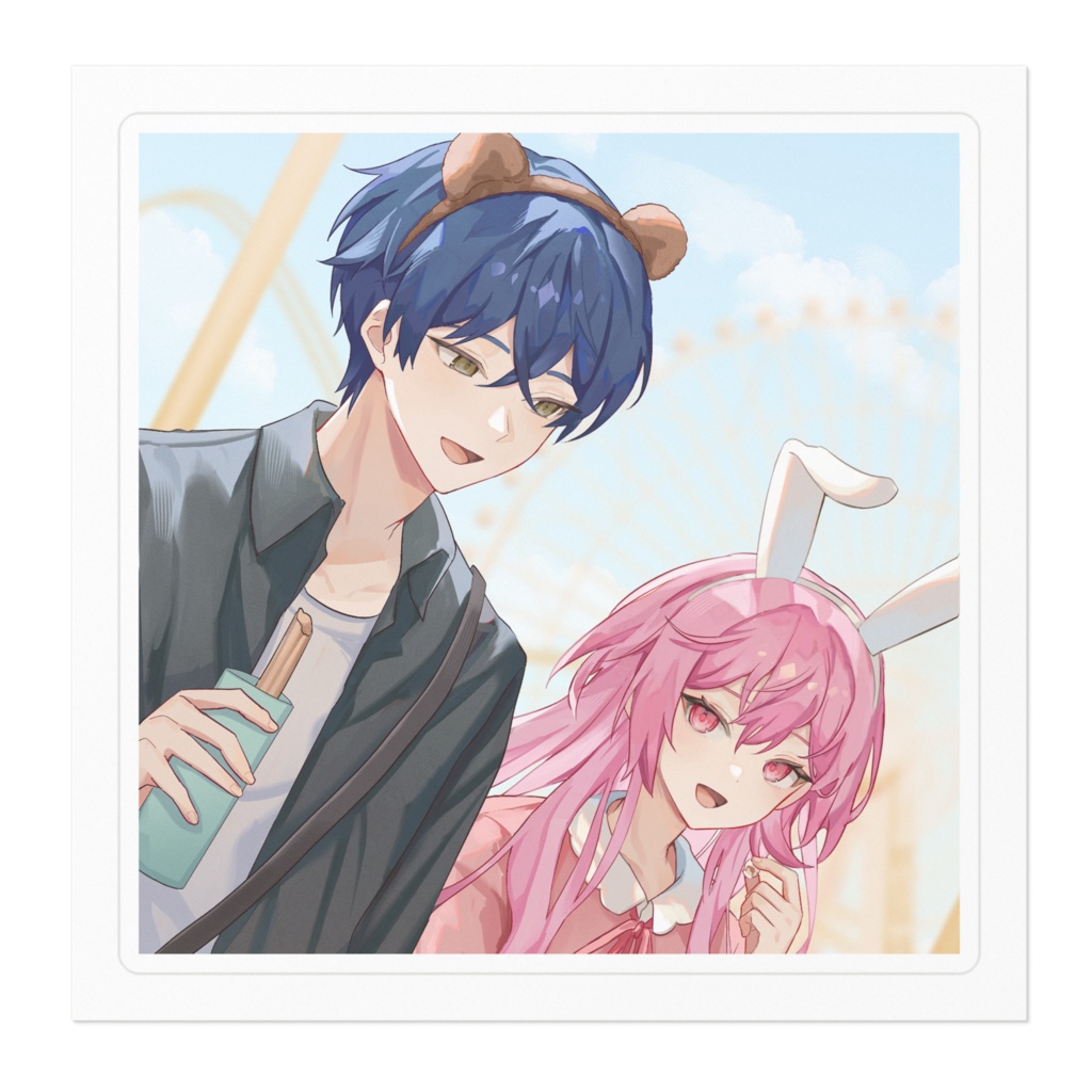 殺屋と首輪 グッズ⑪ ステッカーB