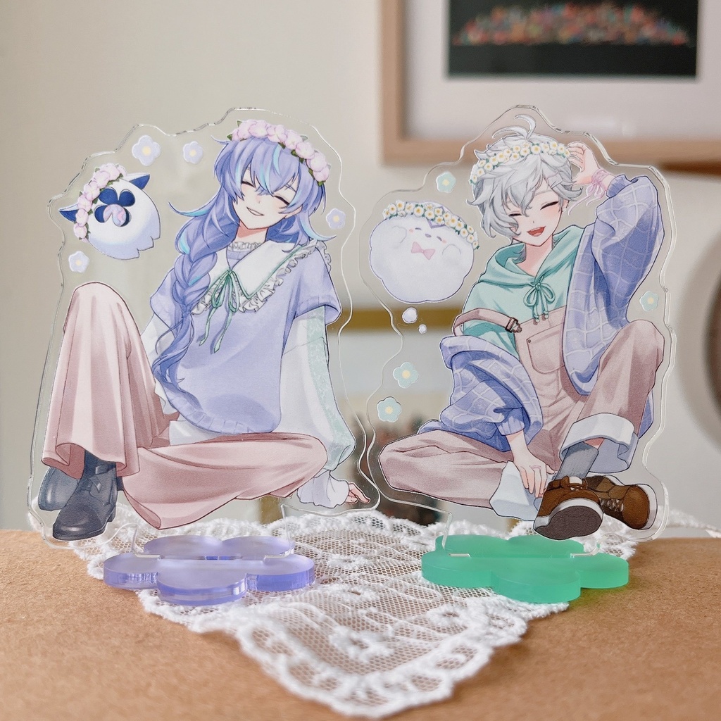 ꒰非公式꒱ アクスタ&チェキ風カードセット 星導ショウ