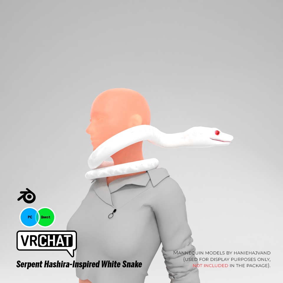 蛇柱風・白蛇ショルダーペット