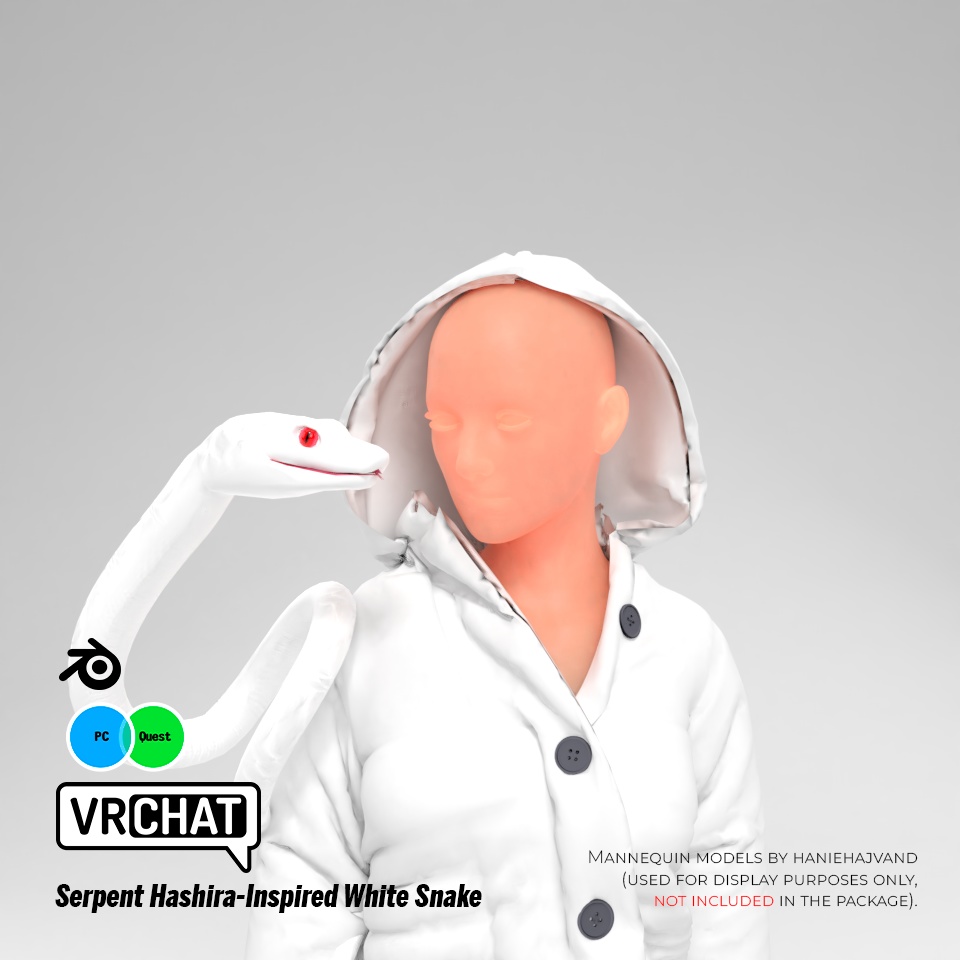 蛇柱風・白蛇ショルダーペット