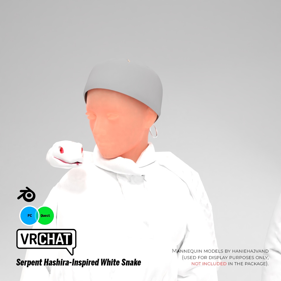 蛇柱風・白蛇ショルダーペット