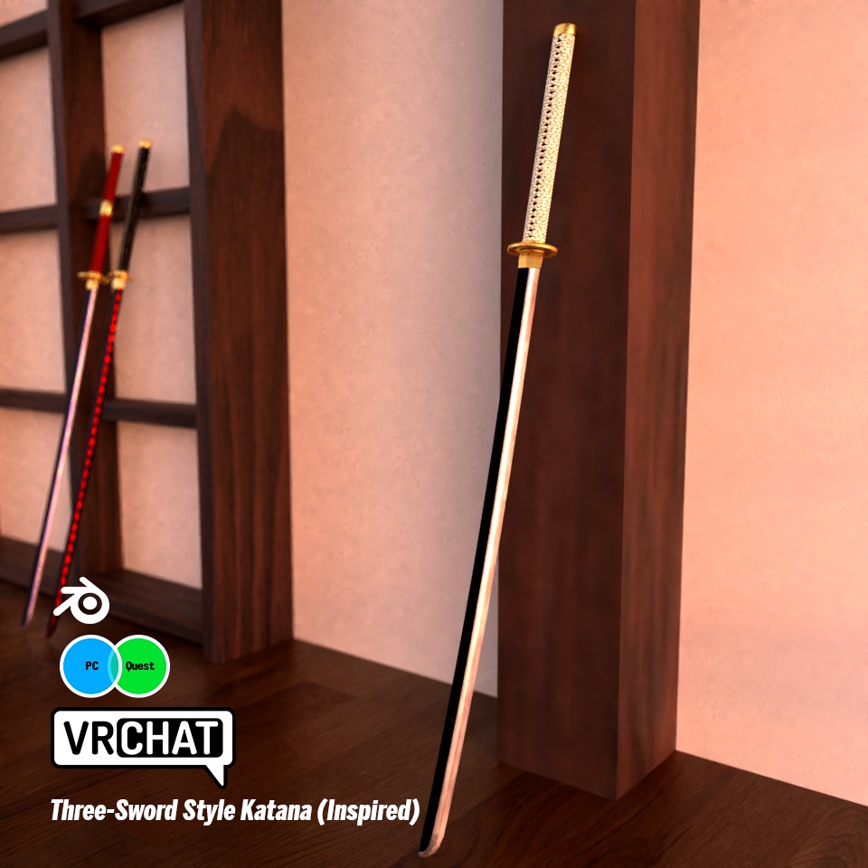 三刀流風・和刀