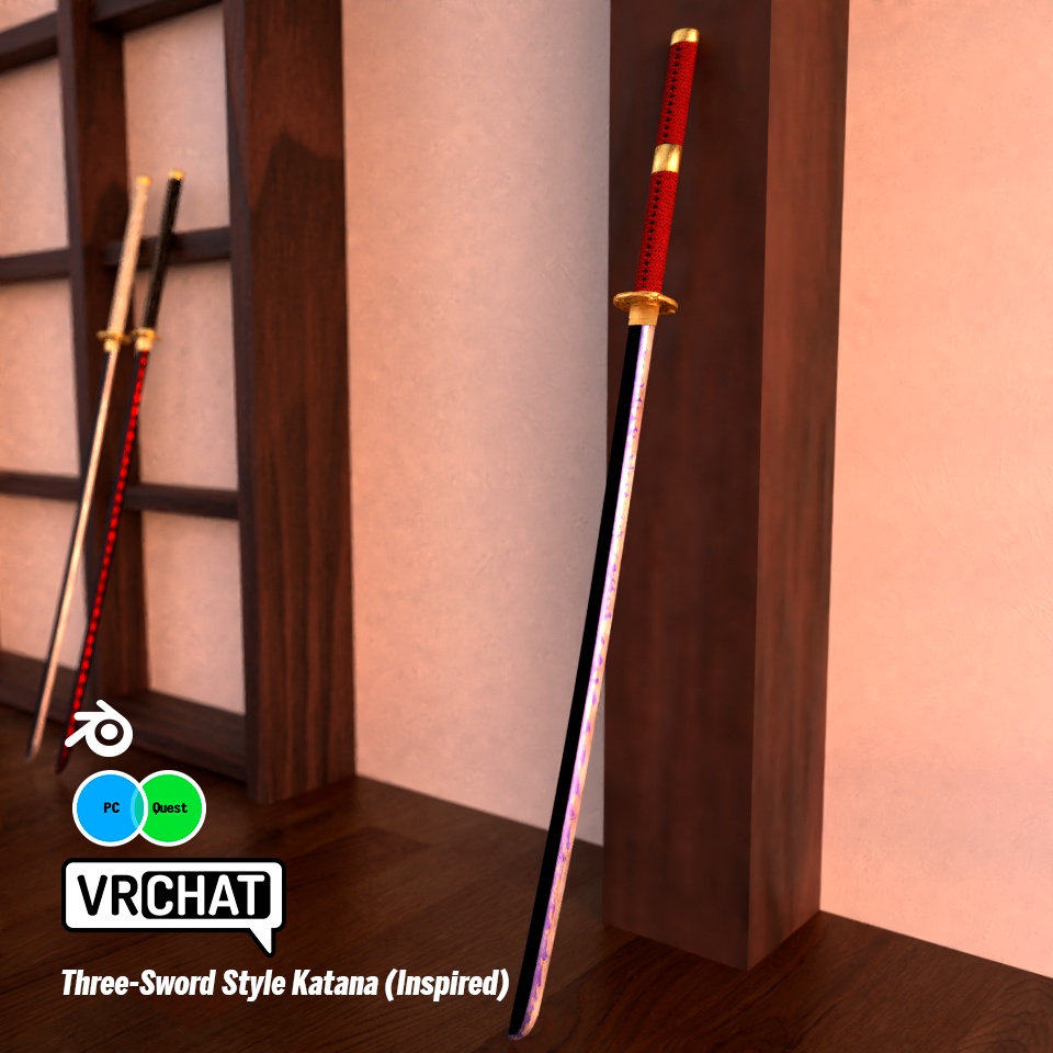 三刀流風・和刀