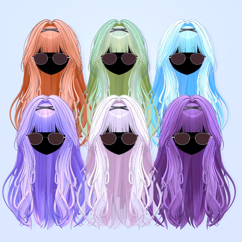 Gyaru long【15Avatars】