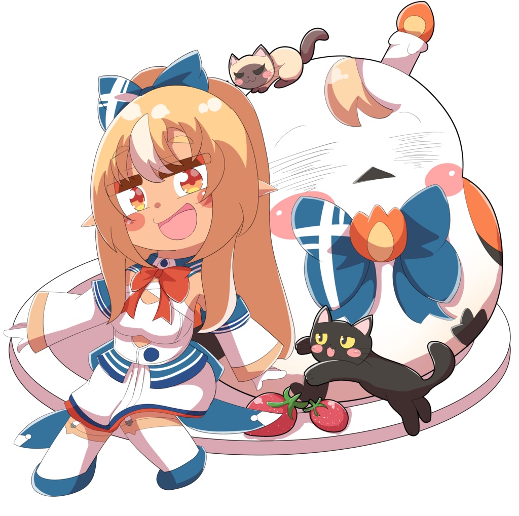 不知火フレア＆エルフレンド　アクリルスタンド