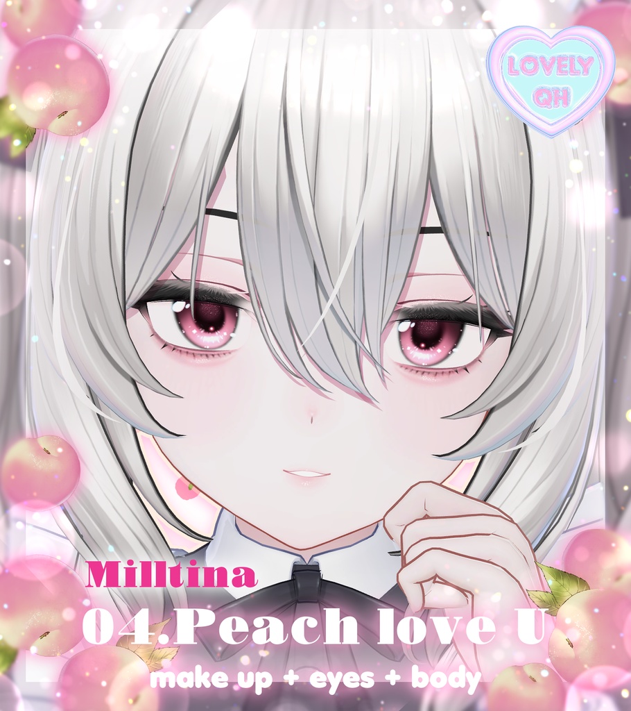 Sale 30% ~7days 【Milltina , ミルティナ】 ʚ Peach love U ɞ Make up + eyes + tongue + body (tone)