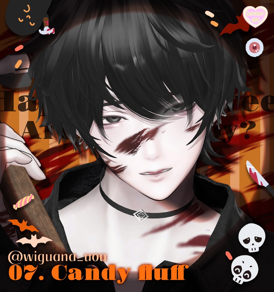 【Minase , 水瀬】 ʚ Candy flump ɞ Make up + eyes + tongue + body (tone)