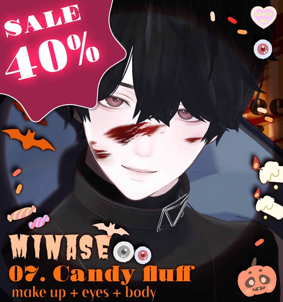 40% sale~ 【Minase , 水瀬】 ʚ Candy flump ɞ Make up + eyes + tongue + body (tone)