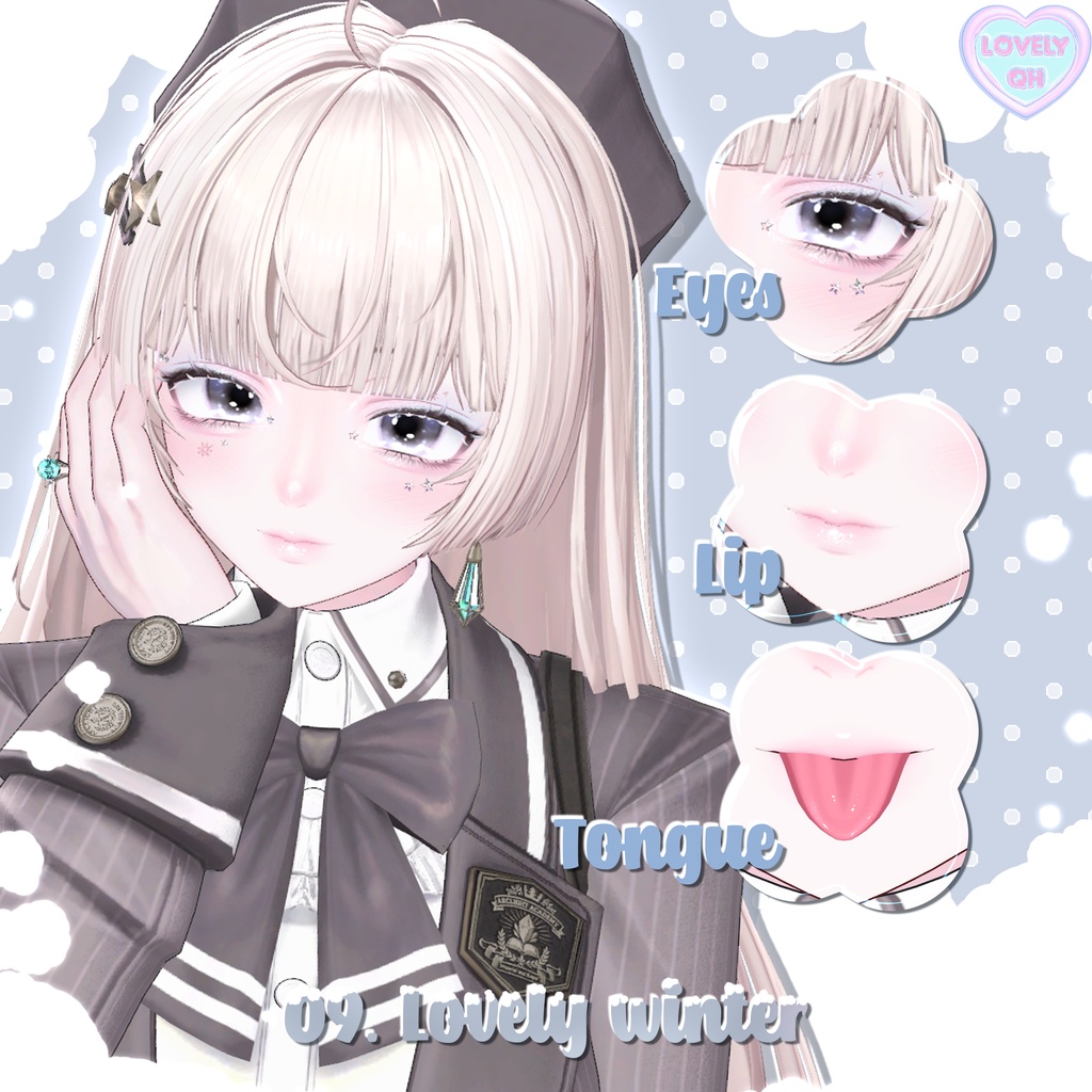 20% SALE~ 【Lumina , ルミナ】 ʚ Lovely winter ɞ Make up + eyes + tongue + body (tone)