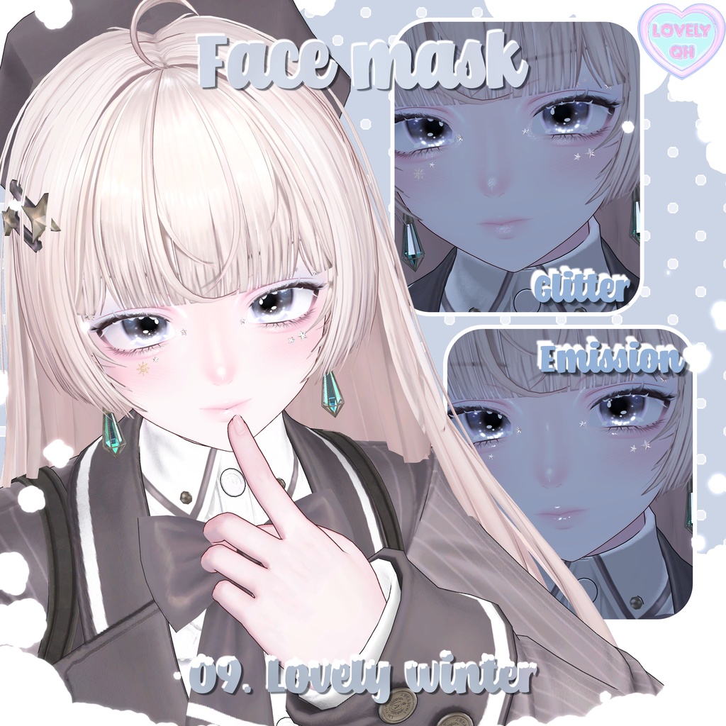 20% SALE~ 【Lumina , ルミナ】 ʚ Lovely winter ɞ Make up + eyes + tongue + body (tone)