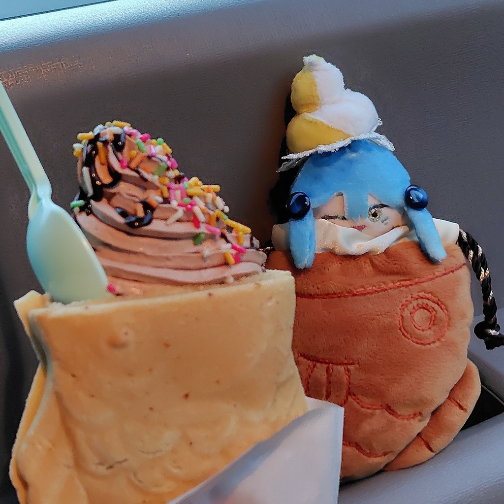 たいやきんちゃく ぬいぐるみ巾着