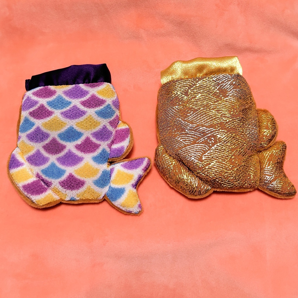 たいやきんちゃく ぬいぐるみ巾着