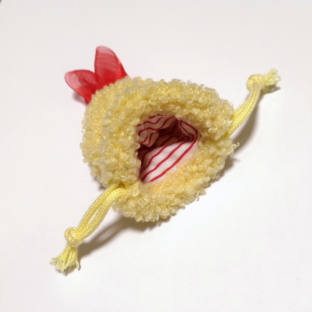 エビフライぬい巾着