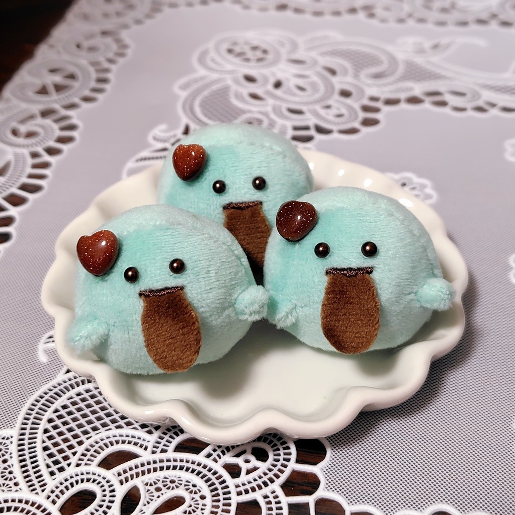 ぺろまろ　チョコミントの姿