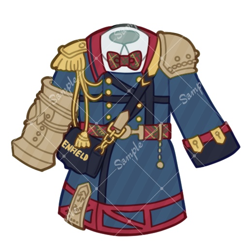 えんふぃのお洋服アクキー