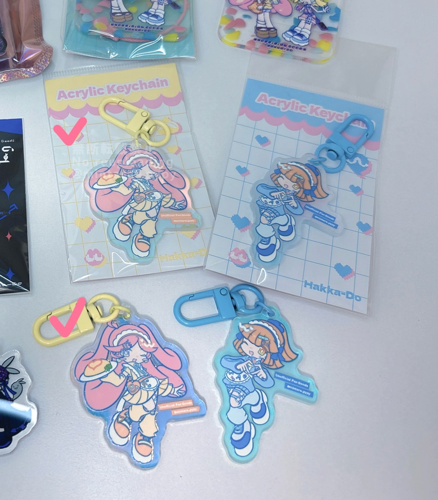 【ラフィーナ】ジャージメイドオーロラアクキー【非公式】