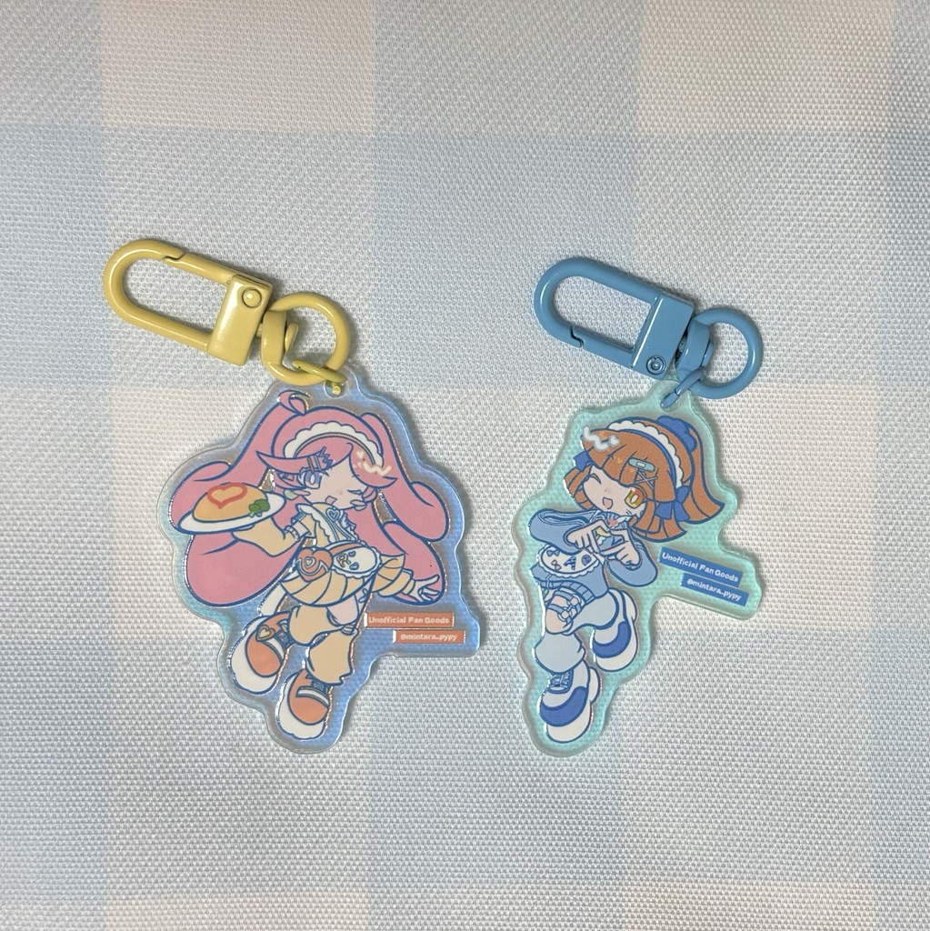 【ラフィーナ】ジャージメイドオーロラアクキー【非公式】