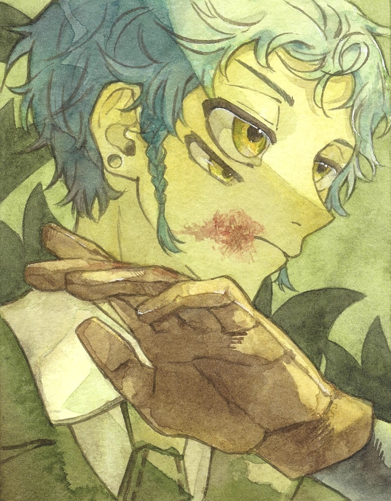 フレームレス原画 『したたかに』