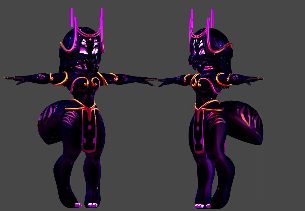 ♡ a c r i d ♡ (SFW SCRATCH MODEL / PC/QUEST)