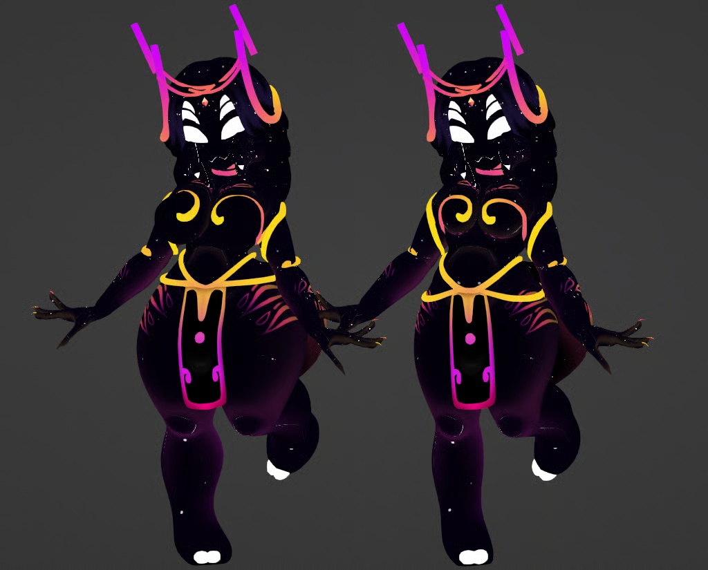 ♡ a c r i d ♡ (SFW SCRATCH MODEL / PC/QUEST)