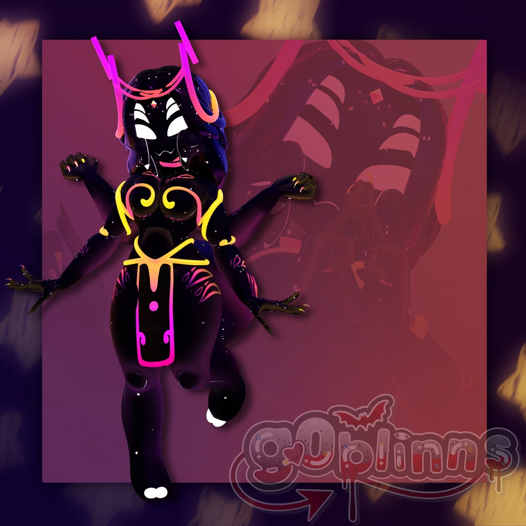 ♡ a c r i d ♡ (SFW SCRATCH MODEL / PC/QUEST)