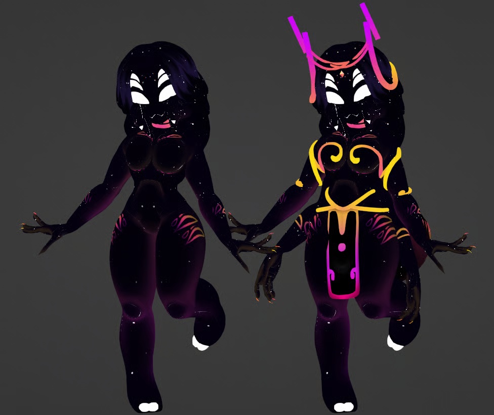 ♡ a c r i d ♡ (SFW SCRATCH MODEL / PC/QUEST)