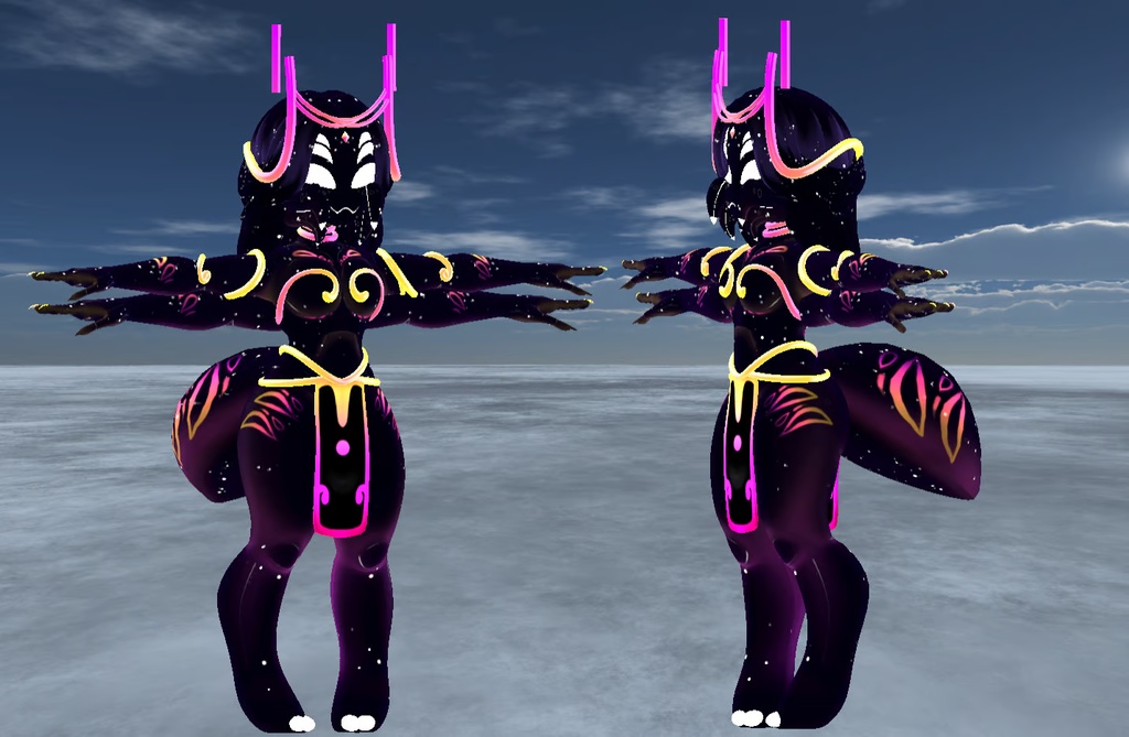 ♡ a c r i d ♡ (SFW SCRATCH MODEL / PC/QUEST)