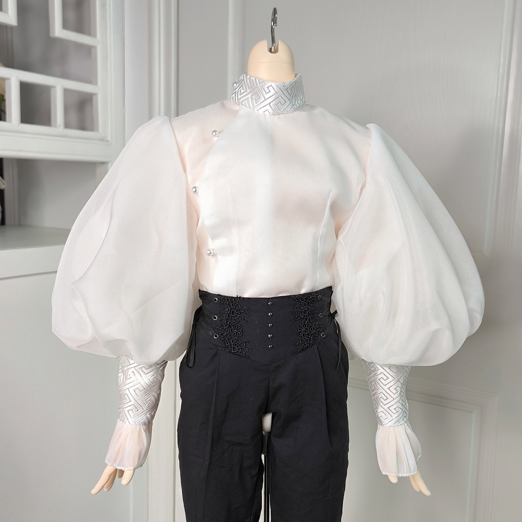 ドール服 ふわ袖 ブラウス 75cm　75cmボディ