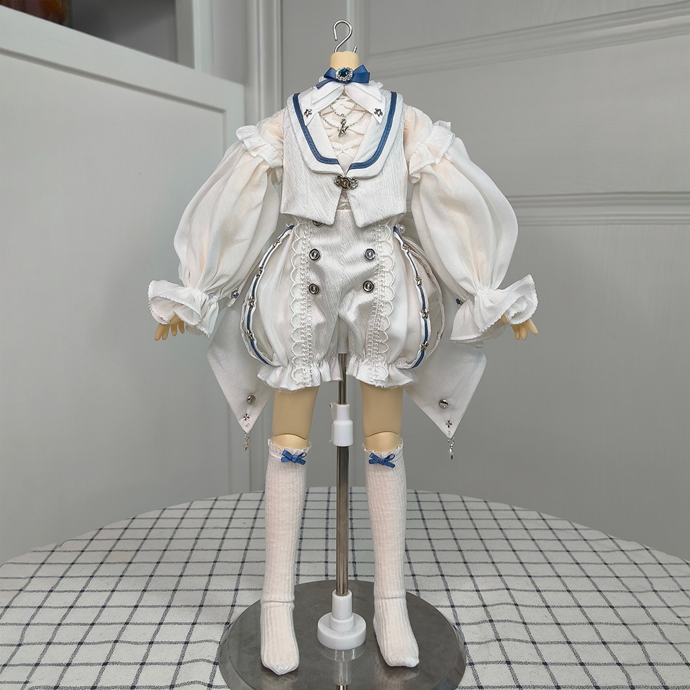 1/4ドール服 欧風ドレスセット フラットバスト対応 7点セット