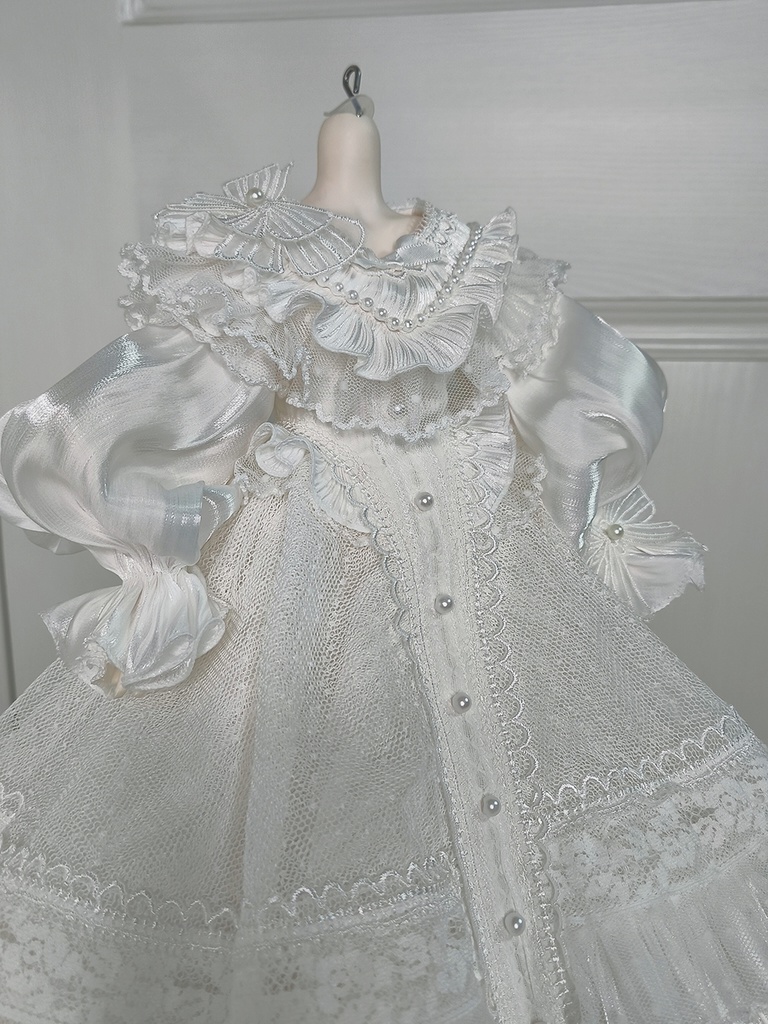 1/4ドール服 欧風ドレスセット クラシック 2点セット