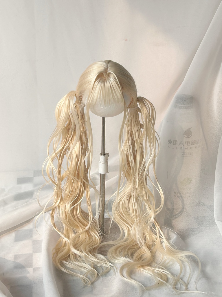 【1/4,1/6,1/3】 ドールウィッグ ツインテール ふわカール