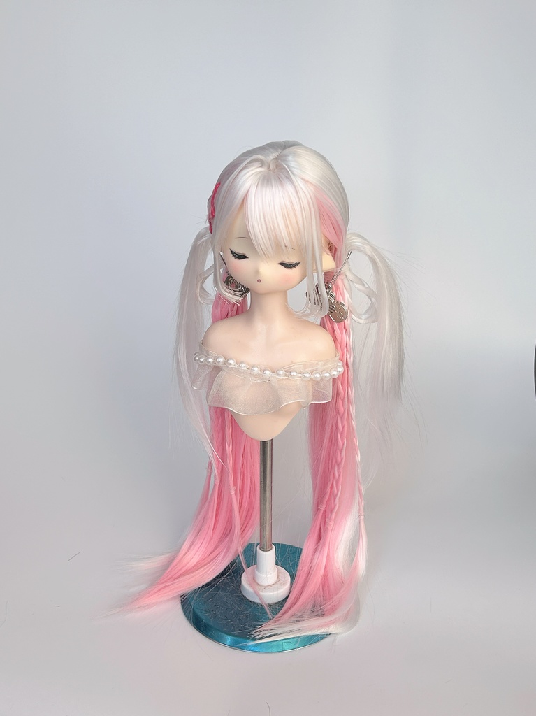【1/4,1/6,1/3】 ドールウィッグ 双ツインテール
