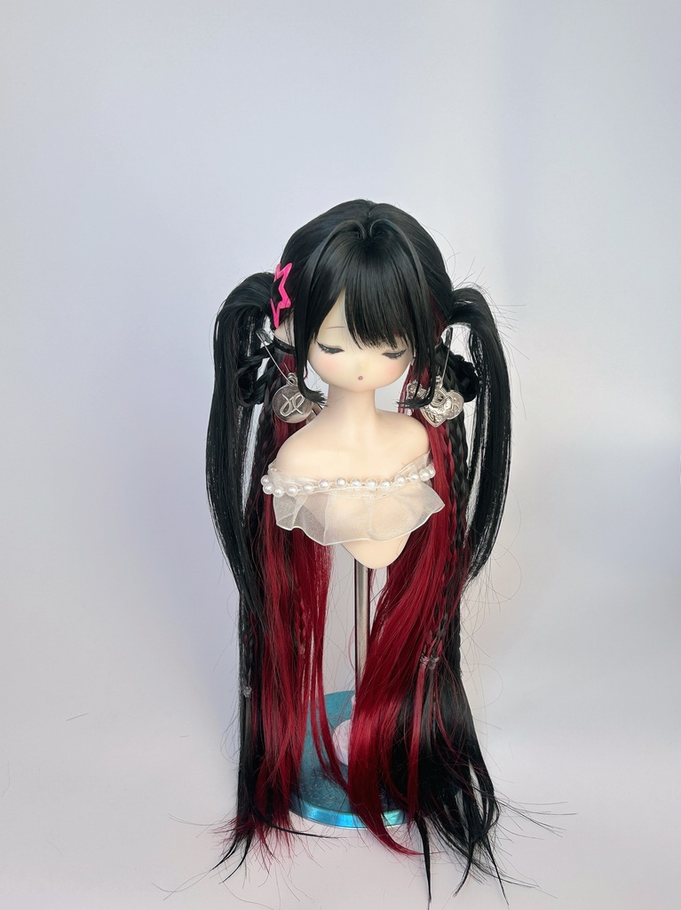 【1/4,1/6,1/3】 ドールウィッグ 双ツインテール