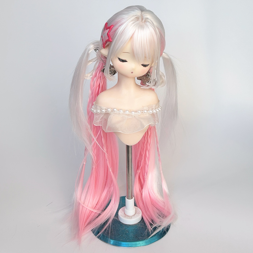 【1/4,1/6,1/3】 ドールウィッグ 双ツインテール