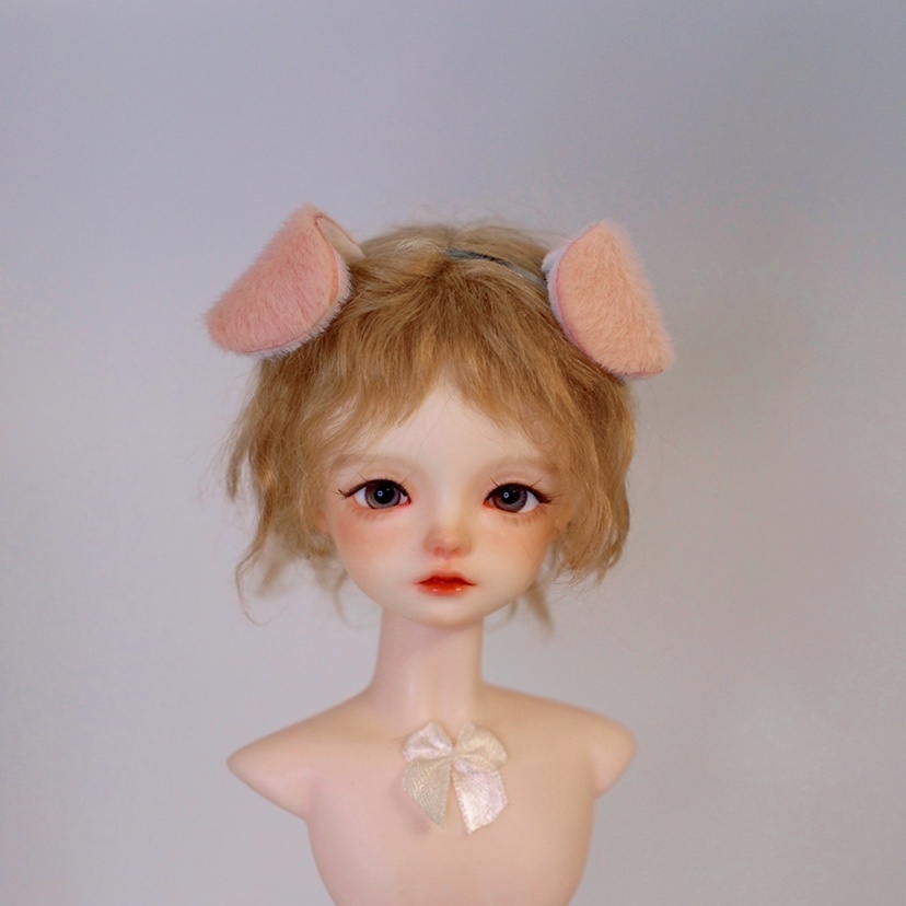 【1/4】 カチューシャ 犬耳 伏せ耳 ぱた耳 MSD SD MDD