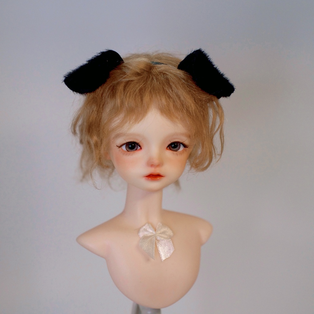 【1/4】 カチューシャ 犬耳 伏せ耳 ぱた耳 MSD SD MDD
