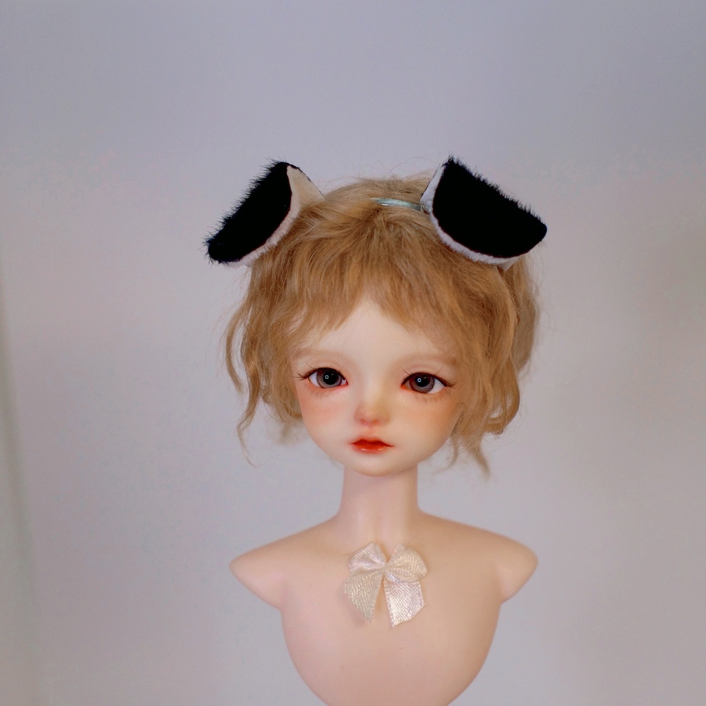 【1/4】 カチューシャ 犬耳 伏せ耳 ぱた耳 MSD SD MDD