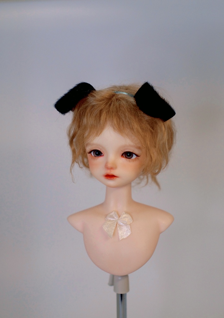 【1/4】 カチューシャ 犬耳 伏せ耳 ぱた耳 MSD SD MDD