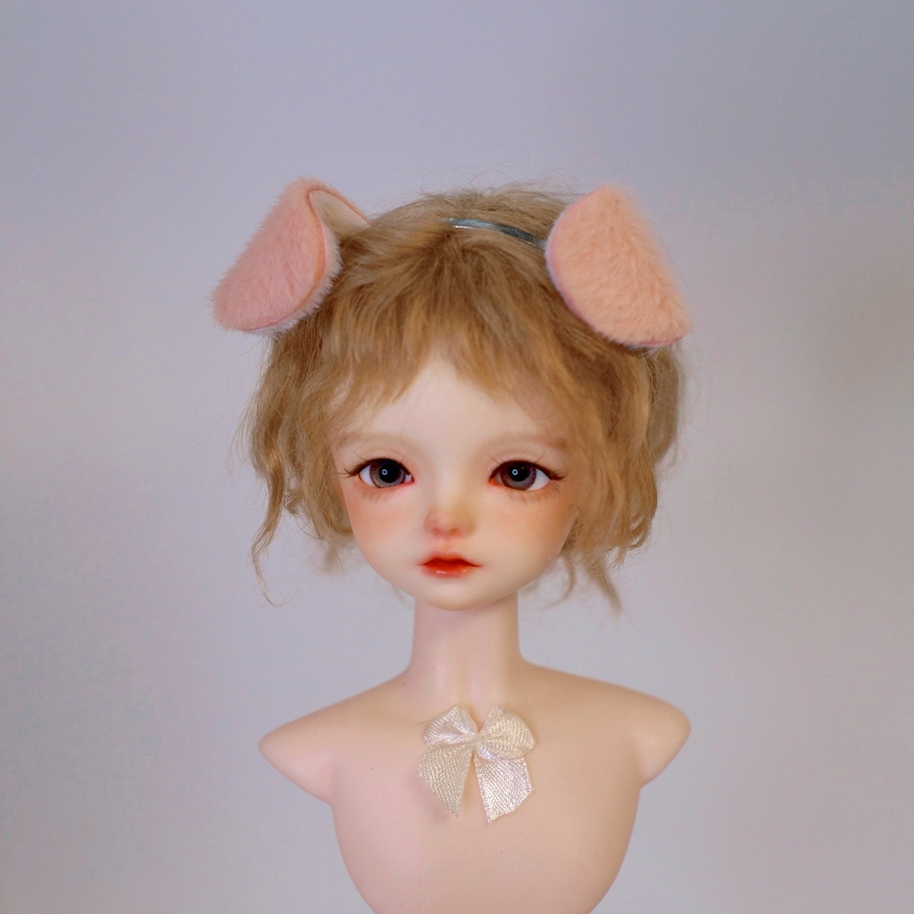 【1/4】 カチューシャ 犬耳 伏せ耳 ぱた耳 MSD SD MDD
