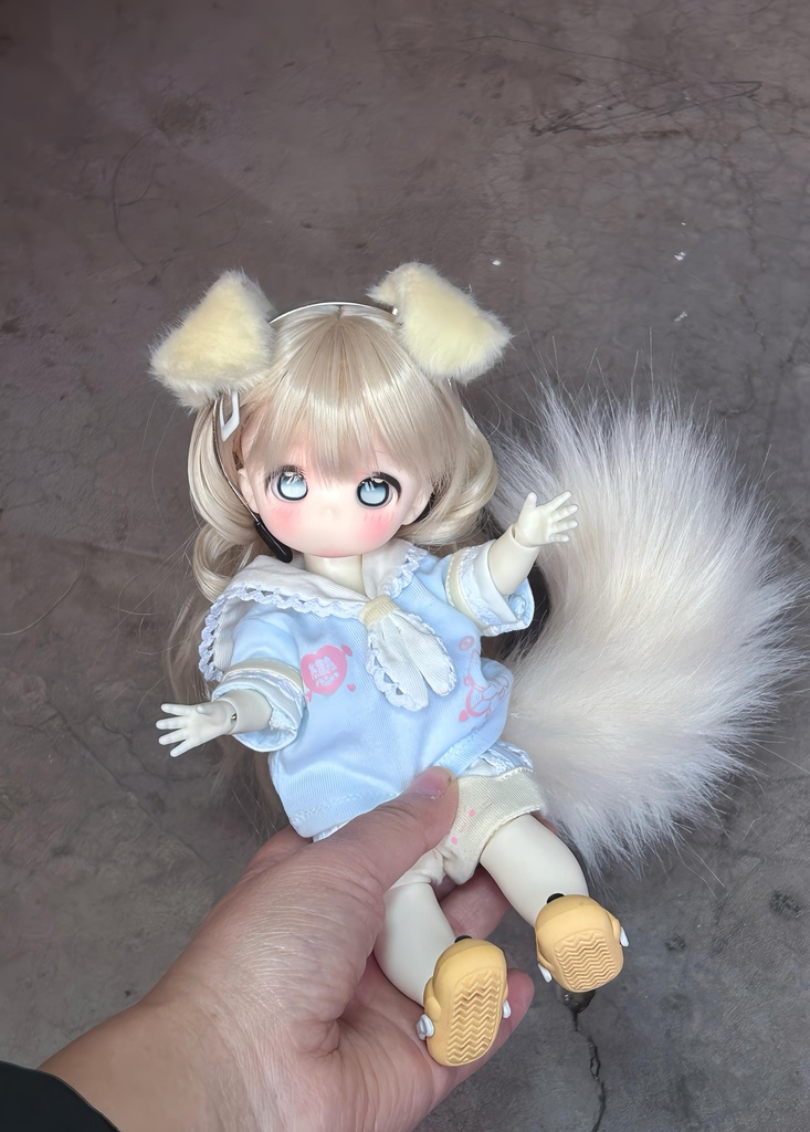 【1/4,1/6,1/3】 ヘッドドレス ドール用カチューシャ 犬耳カチューシャ アニマル耳