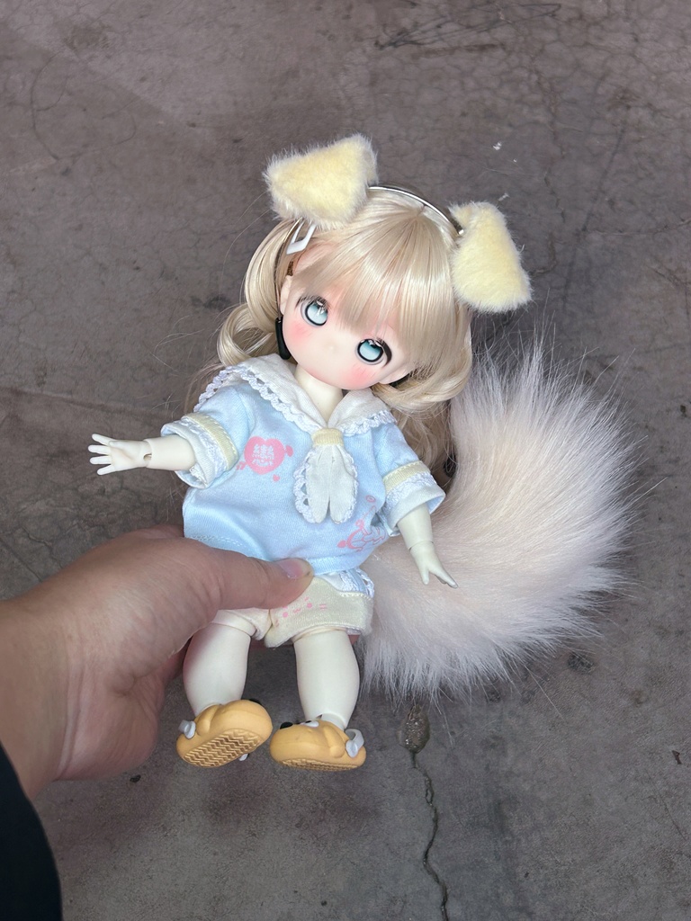 【1/4,1/6,1/3】 ヘッドドレス ドール用カチューシャ 犬耳カチューシャ アニマル耳