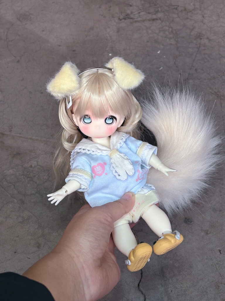 【1/4,1/6,1/3】 ヘッドドレス ドール用カチューシャ 犬耳カチューシャ アニマル耳