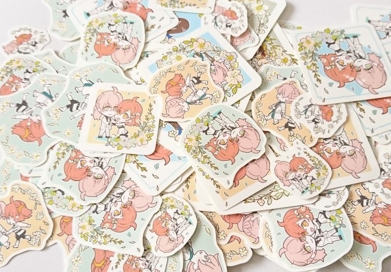 ロマぐだ&ソロぐだ フレークシール