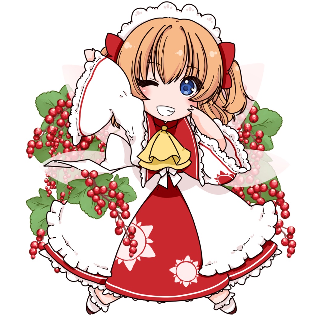 東方妖精×植物アクリルキーホルダー