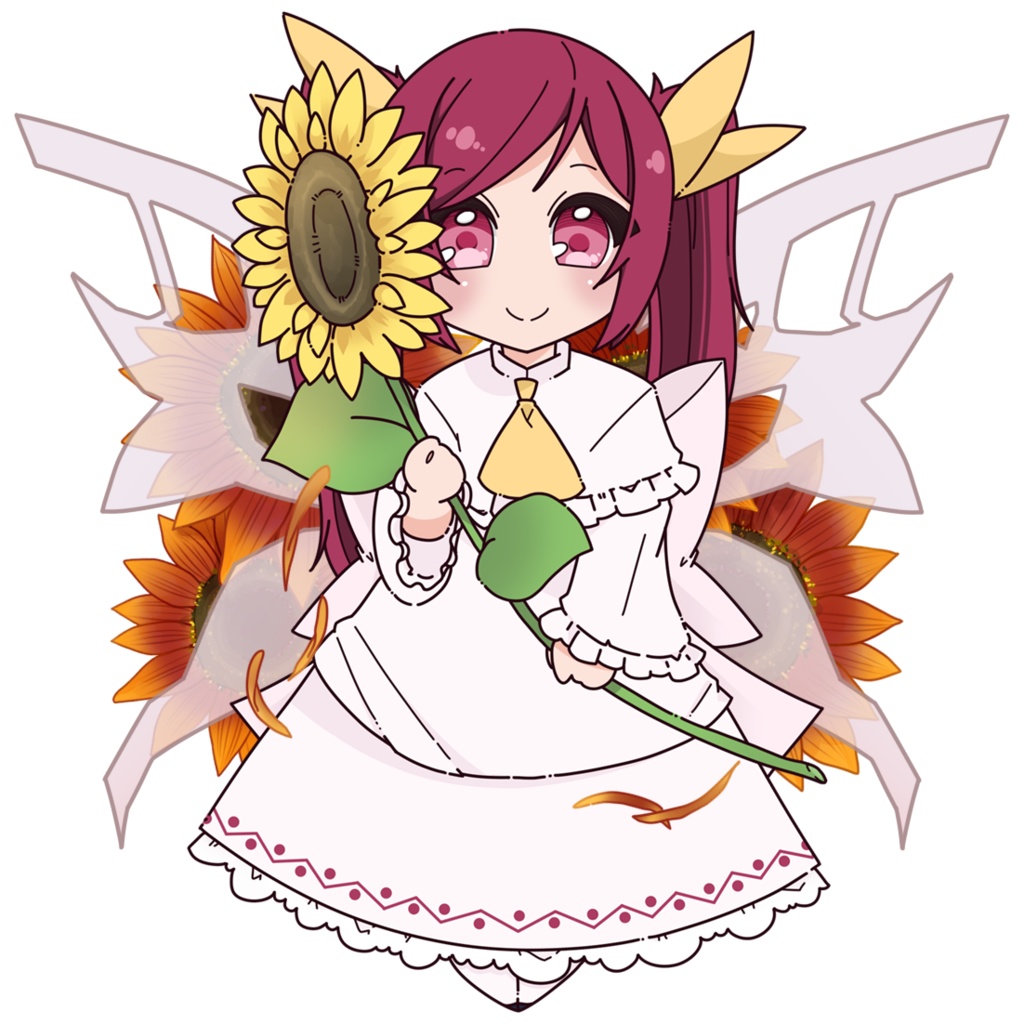 東方モブ妖精×植物アクリルキーホルダー