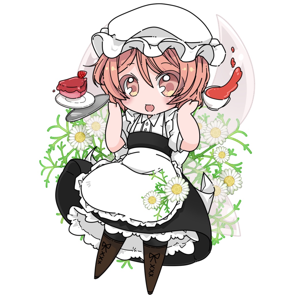 東方モブ妖精×植物アクリルキーホルダー