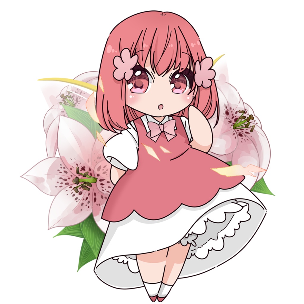 東方モブ妖精×植物アクリルキーホルダー